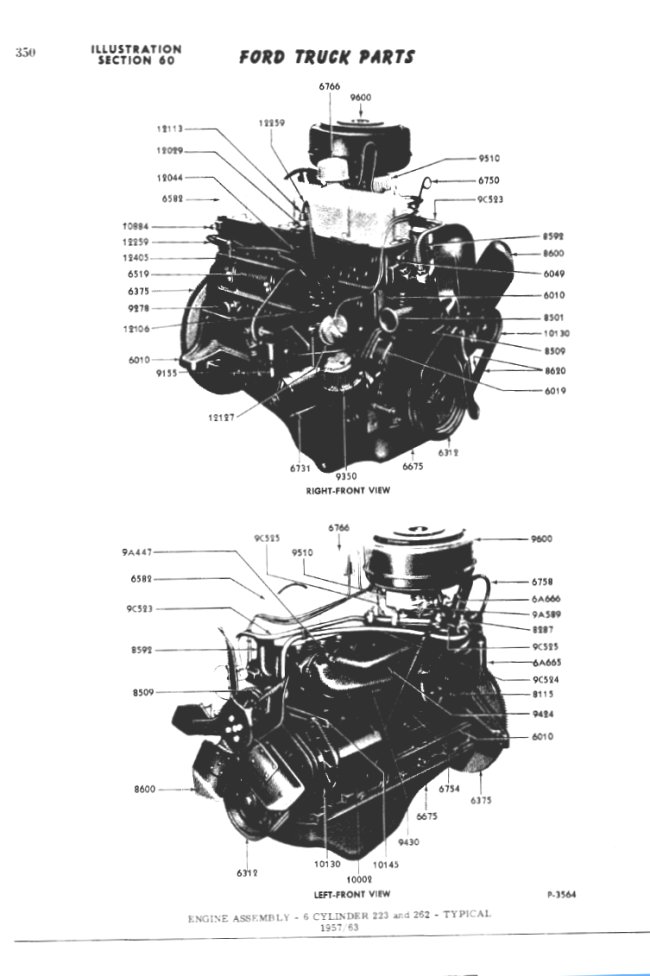 Wanted Any Pics Info Specs On A Ford 262 Inline 6 Ford Truck Enthusiasts Forums