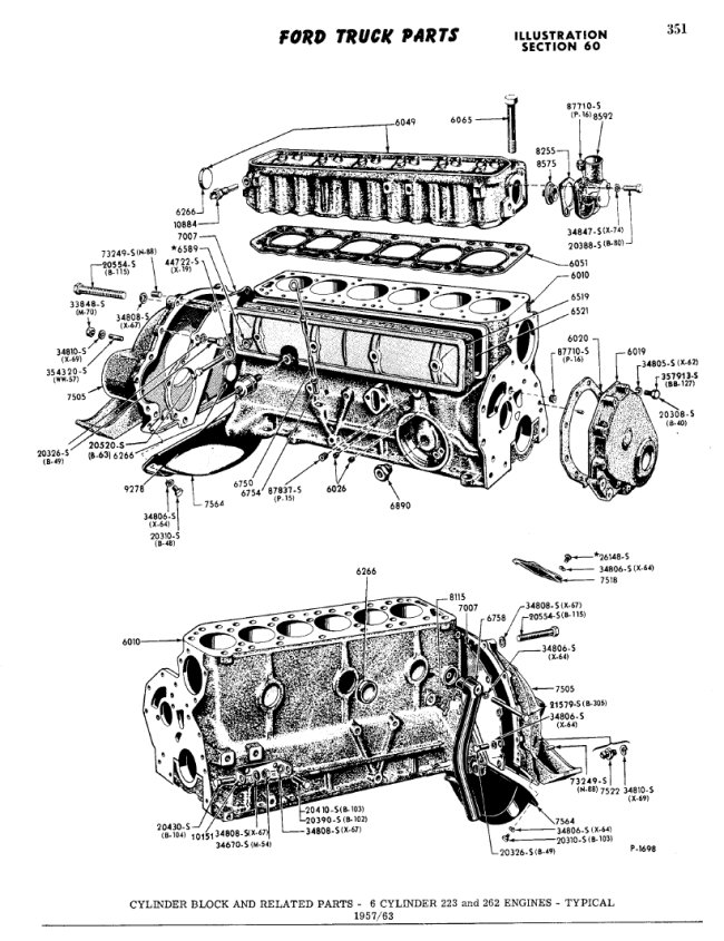 Wanted Any Pics Info Specs On A Ford 262 Inline 6 Ford Truck Enthusiasts Forums